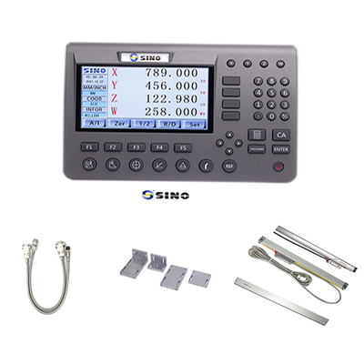 4 eixos SINO SDS 200 Metal LCD Sistema de leitura digital 285x195x53cm Com codificador linear para torno
