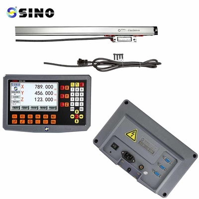 Sistema DRO de escala linear multifuncional com LCD de resolução de 1 μm e DRO de 2 eixos