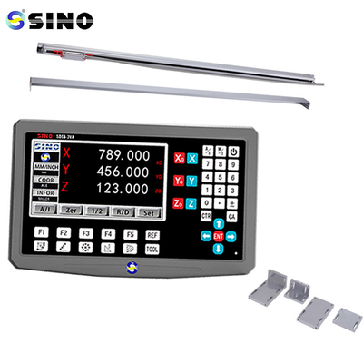 Máquinas de perforação CNC do torno SINO 3 Eixo Sistema de leitura digital com resolução de 5um