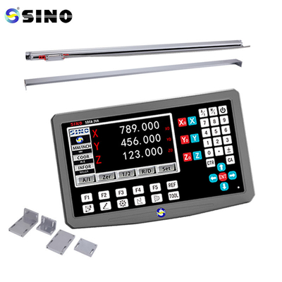 Máquinas de perforação CNC do torno SINO 3 Eixo Sistema de leitura digital com resolução de 5um