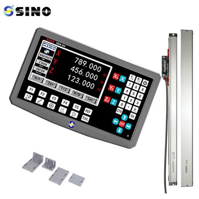 Máquinas de perforação CNC do torno SINO 3 Eixo Sistema de leitura digital com resolução de 5um