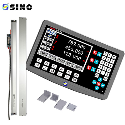 Sistema de leitura digital de três eixos de alta precisão de escala linear digital óptica