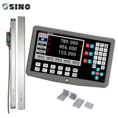 Sistema de leitura digital de três eixos de alta precisão de escala linear digital óptica