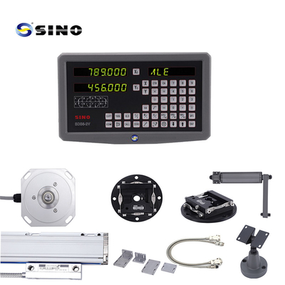 SDS6-2V Sistema de leitura digital SINO Dro 2 eixo com régua de escala linear de vidro para moinho de torno