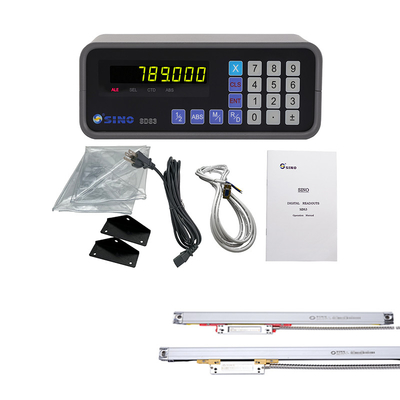SINO SDS3-1 Sistema de exibição digital de eixo único kits escala de codificador linear de vidro para máquina de moagem de moagem de torno