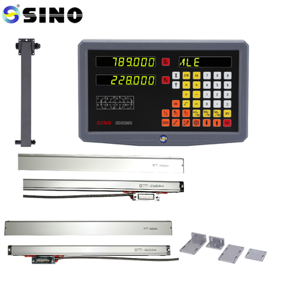 Encoder de ângulo linear comprimento 7-102cm para fresadora SINO SDS2MS leitura digital 2 eixos ópticos