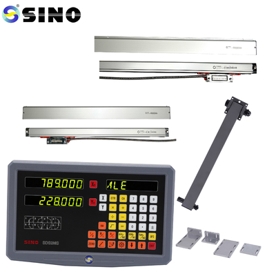 SINO TTL RoHS Leitura Digital de 2 Eixos SDS2MS Para Torno, Sistemas de Medição DRO Multifuncionais Com Encoder Linear