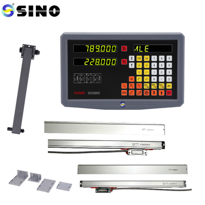 Máquina de Leitura Digital de 2 Eixos SINO SDS2MS Com Encoder Linear AC 100-240V Sistema de Leitura Digital SINO SDS2MS Multifuncional