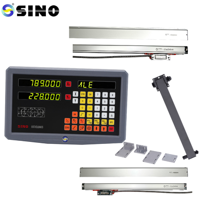 Máquina de Leitura Digital de 2 Eixos SINO SDS2MS Com Encoder Linear AC 100-240V Sistema de Leitura Digital SINO SDS2MS Multifuncional