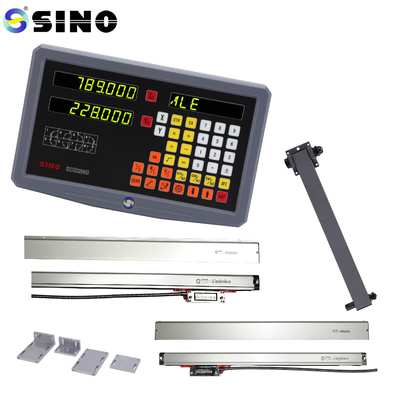 Multifuncional Com Escala Linear Para Moinho De Torno 2 Eixo SDS2MS SINO Torno Sistema de Leitura Digital AC 100-240V