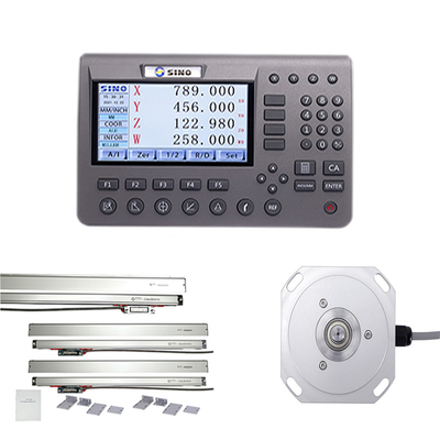 SDS200 Máquina de leitura digital DRO de 2 eixos com codificador linear multilíngue para máquina de moagem