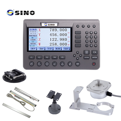 Sistema de leitura digital SINO 3 eixos SDS200 DRO Metal LCD com Kit de codificação linear de vidro para máquina de fresagem