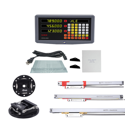 SDS2-3MS DRO SINO Display de leitura digital com display numérico de 3 coordenadas para máquina de perforação de moagem de torno