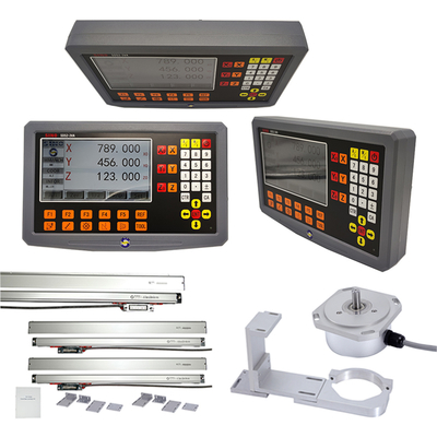 Sistema de leitura digital de 3 eixos SINO SDS2-3VA com codificador óptico de escala linear KA300 para tornos e fresadoras