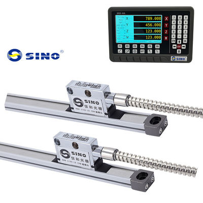 Conjunto Encoder Linear Magnético SINO KA800MC com Leitor Digital para Fresadoras Resolução de 5µm 24V