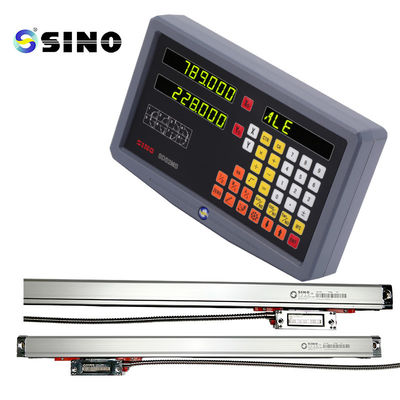 Bom preço SINO SDS 2MS DRO Kits Balança linear de vidro para moagem Torno TTL 2 eixo Sistema de instrumentos de teste de leitura digital on-line