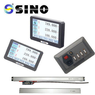 Bom preço SINO exposição DRO Kit Grating Scale Encoder do Readout do LCD Digital da linha central do metal 3 de SDS200S on-line