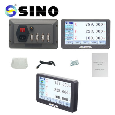 Bom preço Da definição completa da máquina de trituração DRO do tela táctil do LCD metal prático de dois machados 0.005mm on-line