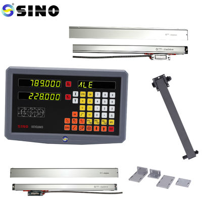 Bom preço TTL 2 Eixo Sistema de Instrumento de Teste de Leitura Digita SINO SDS 2MS DRO Kits Escala linear de vidro para torno de fresagem on-line