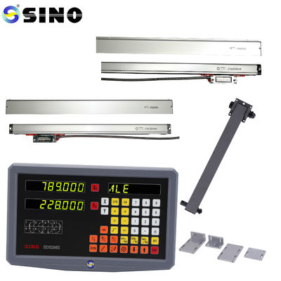 Kits de Leitura Digital SDS 2MS com Escala Linear de Vidro para Máquinas de Fresagem e Torno Sistema de Instrumentação de Medição de Leitura Digital de 2 Eixos TTL