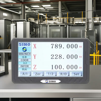 SINO 220V Horizontal SDS200S 3 eixos leituras Migital para fresadoras leituras Migital