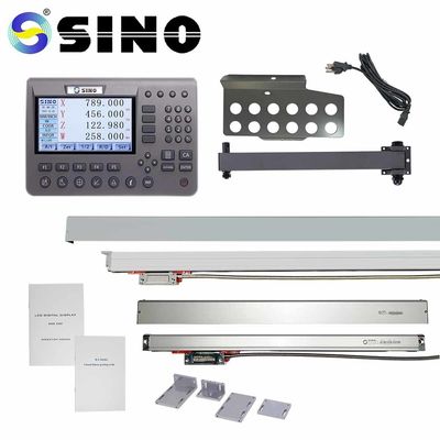Bom preço Dois definição da máquina de trituração DRO do LCD do metal dos machados 0.005mm prática on-line