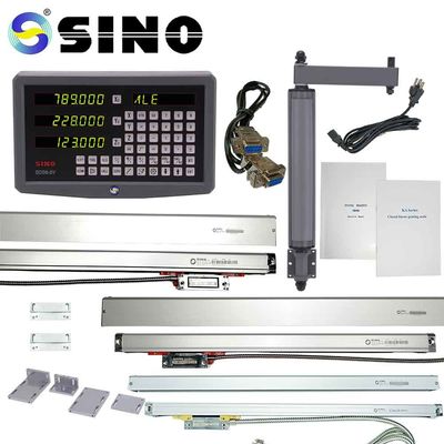 Bom preço Três Readouts do diodo emissor de luz Digital da linha central para tornos, sistema da definição 1µM Linear Scale DRO on-line